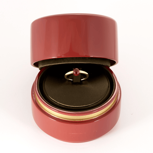 Bague 54 Pomellato - M'ama non M'ama - Bague en or rose et grenat hessonite 58 Facettes DV25951-3-54-3