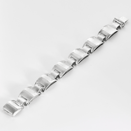 Bracelet Hermès - Bracelet articulé en argent 58 Facettes DV26811-1