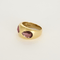 Bague 55 HERMES Paris - Vintage - Bague en or jaune et tourmalines roses. 58 Facettes DV26850-1