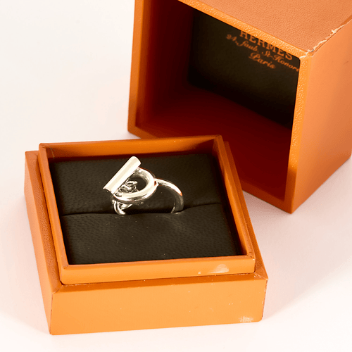 Bague 45 HERMES - Croisette - Petit modèle - Bague en argent 58 Facettes DV0120-21