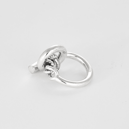 Bague 45 HERMES - Croisette - Petit modèle - Bague en argent 58 Facettes DV0120-21