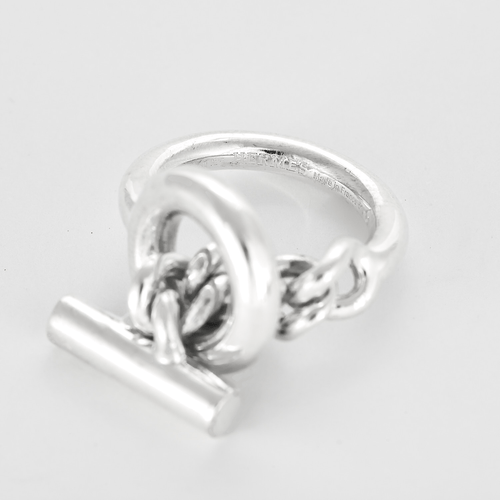 Bague 45 HERMES - Croisette - Petit modèle - Bague en argent 58 Facettes DV0120-21