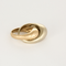 Bague 51 POMELLATO – Double bague en or jaune et or gris. 58 Facettes DV27468-17-51-2