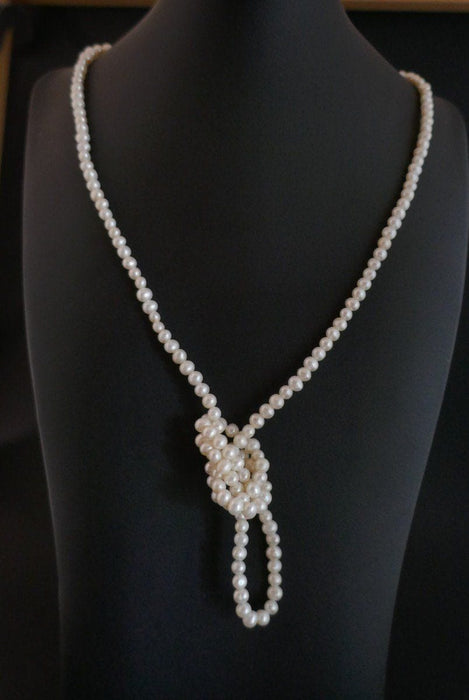 Collier Sautoir de Perles de Culture, fermoir Or 58 Facettes