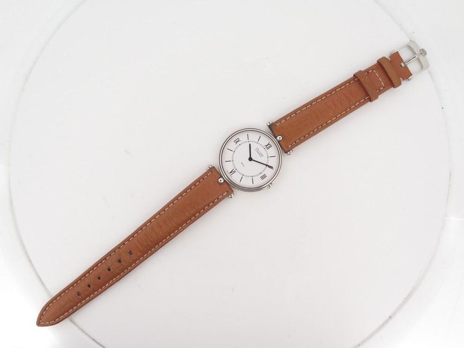 Montre vintage montre VAN CLEEF & ARPELS la collection quartz acier 58 Facettes 259695