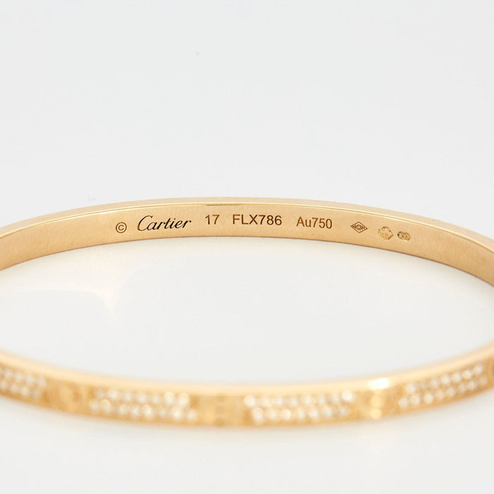 Bracelet CARTIER - Bracelet LOVE or jaune diamants 58 Facettes