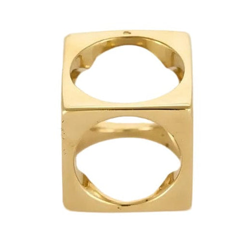 Pendentif Dinh Van Le Pavé - Pendentif vintage en or jaune 18K 58 Facettes 58FC128