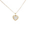 Pendentif Van Cleef & Arpels - Pendentif cœur pavé de diamants en or jaune et platine 58 Facettes MB6