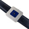 Montre Piaget Protocole 99042 - Montre rectangulaire ultra-plate en or blanc, cadran lapis-lazuli 58 Facettes