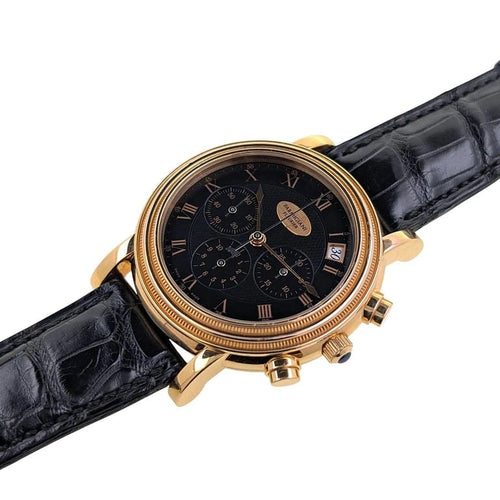 Montre Parmigiani Fleurier Toric - Montre chronographe date en or rose 18 carats 58 Facettes