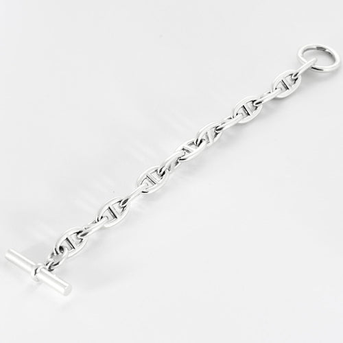 Bracelet Hermès Chaîne d’Ancre - Bracelet grand modèle en argent 925 58 Facettes 58FC51