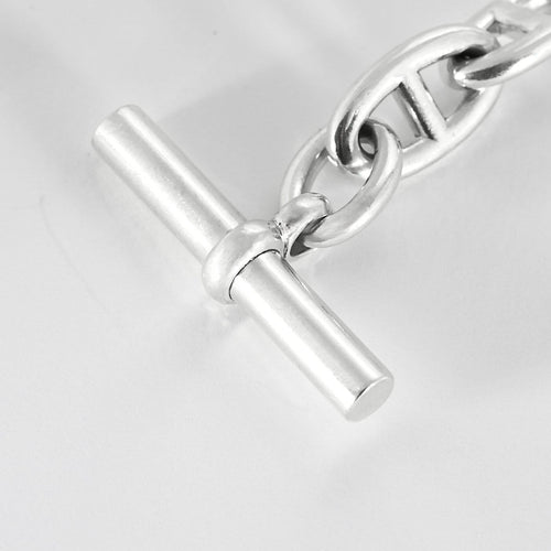 Bracelet Hermès Chaîne d’Ancre - Bracelet grand modèle en argent 925 58 Facettes 58FC51