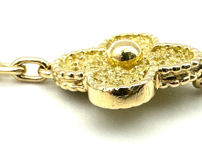 Bracelet Van Cleef & Arpels Vintage Alhambra - Bracelet en or jaune 18K 58 Facettes VCA BRA