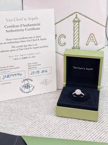 Bague 51 Van Cleef & Arpels Icône - Bague diamant 0,5 ct 58 Facettes Jnci16