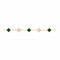 Bracelet Van Cleef & Arpels Alhambra - Bracelet en or jaune 18 K malachite et diamants 58 Facettes 2.19504