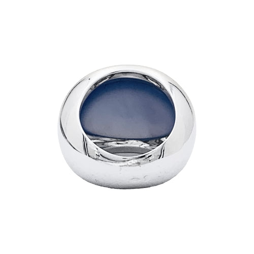 Bague 50 Bague Van Cleef & Arpels or blanc, calcédoine et diamants. 58 Facettes 35263