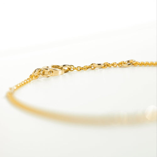 Collier Pomellato Vintage - Collier chaîne forçat réglable en or jaune 18 carats 58 Facettes