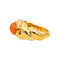 Bague 49.5 Van Cleef & Arpels Bague Vintage  Or jaune Corail 58 Facettes 5488796CN