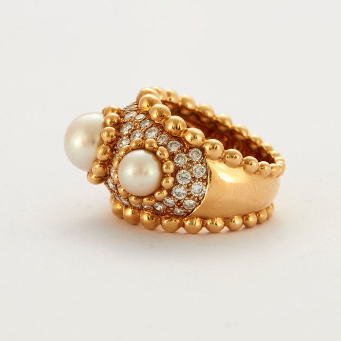 Bague 53 CHANEL – Bague Baroque Perles 58 Facettes