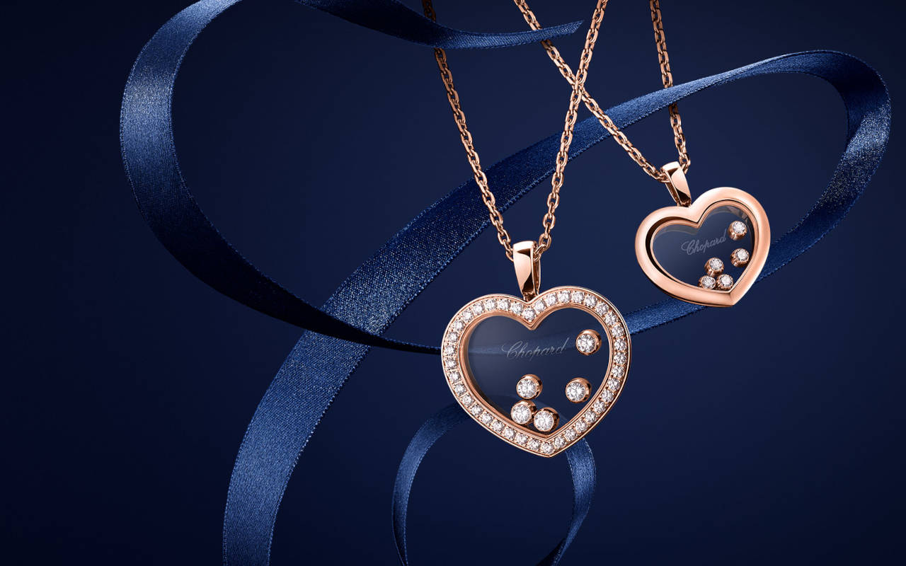 Un collier Chopard Happy Diamonds d'occasion, quoi de mieux pour la Saint-Valentin ?