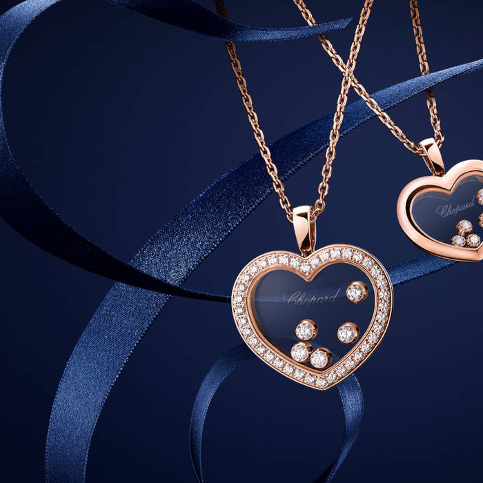 Un collier Chopard Happy Diamonds d'occasion, quoi de mieux pour la Saint-Valentin ?