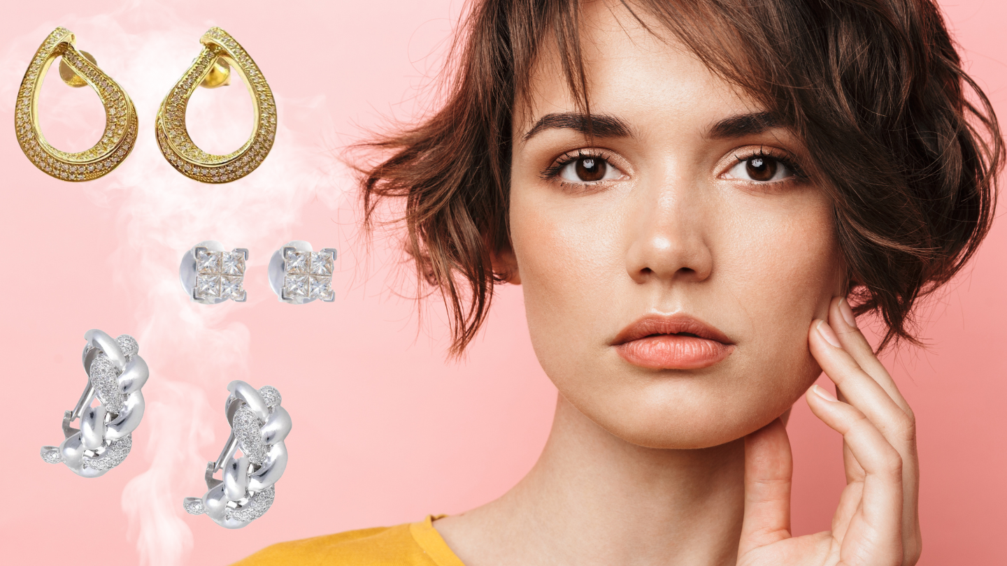 Quelles boucles d'oreilles pour cheveux courts