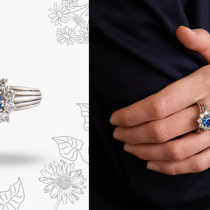 Focus : La bague marguerite