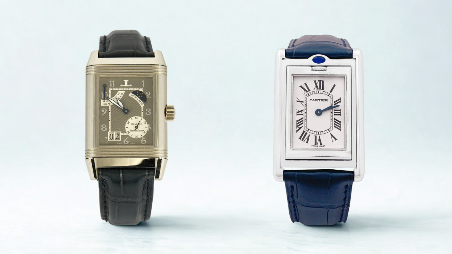 Jaeger-LeCoultre Reverso vs Cartier Tank Basculante : Quelle est la meilleure montre double face ?