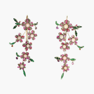 Boucles d'oreilles rubis