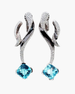 Boucles d'oreilles topaze