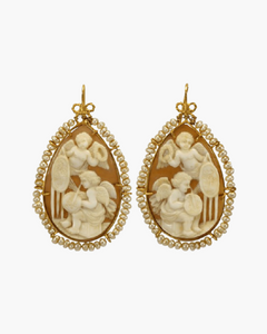 Boucles d'oreilles Camée