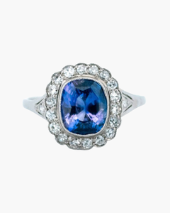 Bague Pompadour saphir