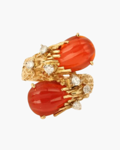 Bague cornaline
