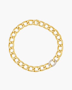 Collier maille gourmette