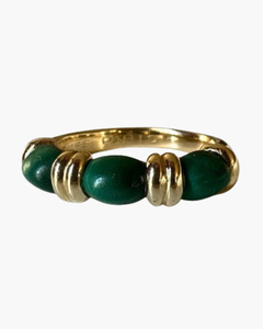 Bague malachite