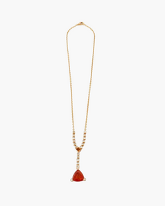 Collier grenat