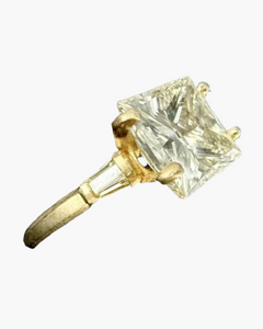 Bagues de fiançailles diamant princesse