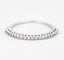 Bague 51 Demi-alliance en or blanc et diamants 58 Facettes DV0624-20