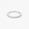 47.5 DE BEERS - Demie alliance en platine et diamants 58 Facettes DV0973-2-475-3