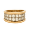 Bague 54 Bague bandeau en or jaune 18K et diamants 58 Facettes DV0710-54-3