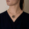 Collier Collier en or jaune et agate mousse 58 Facettes DV24577-7