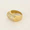 Bague 57,5 Bague de type chevalière en or jaune et diamants 58 Facettes DV25801-6-575-5