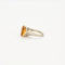 Bague 51 Bague en or gris et citrine 58 Facettes DV0080-4