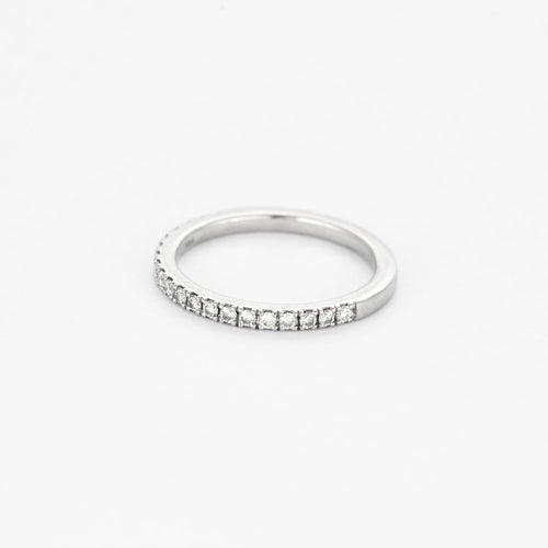 47.5 DE BEERS - Demie alliance en platine et diamants 58 Facettes DV0973-2-475-3