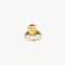 Bague 51 Bague en or gris et citrine 58 Facettes DV0080-4