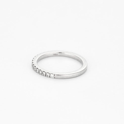 47.5 DE BEERS - Demie alliance en platine et diamants 58 Facettes DV0973-2-475-3