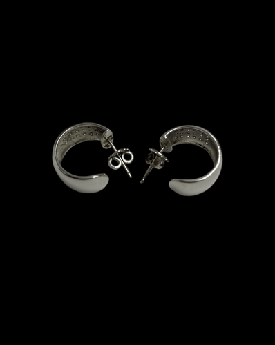 Boucles d'oreilles Boucles d’oreilles - Or blanc et diamants 58 Facettes