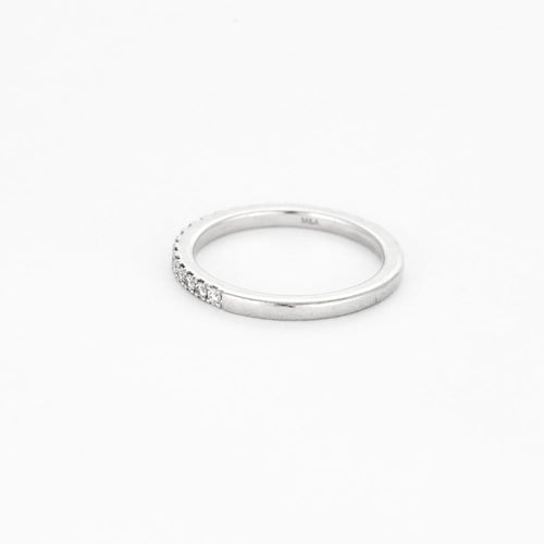 47.5 DE BEERS - Demie alliance en platine et diamants 58 Facettes DV0973-2-475-3