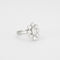 Bague Bague en or blanc, diamant navette et brillants 58 Facettes