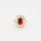 Bague Bague Pompadour rubis et diamants 58 Facettes